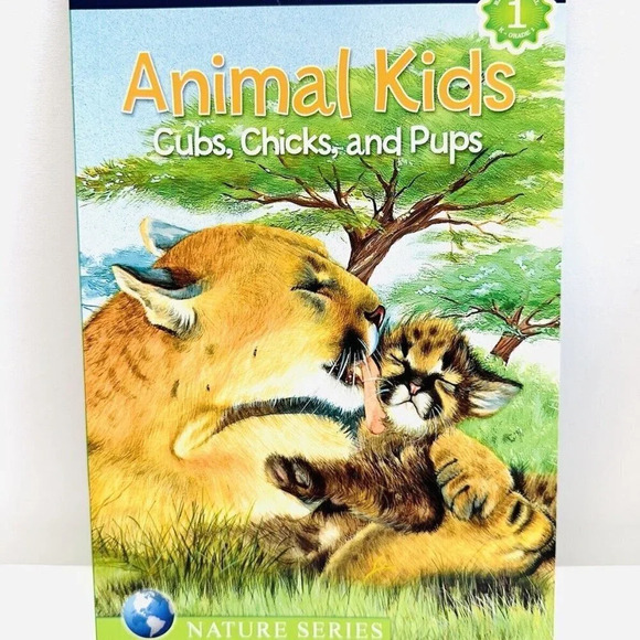 ANIMAL KIDS CUBS, CHICKS, AND PUPS Paperback Reading Discovery by Kathryn Knight - Picture 1 of 2